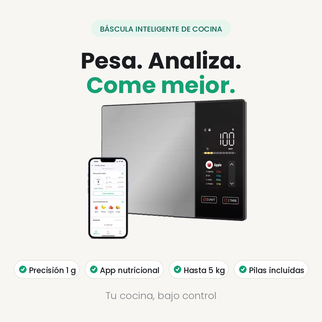 Báscula Inteligente de Precisión – Control de Macros